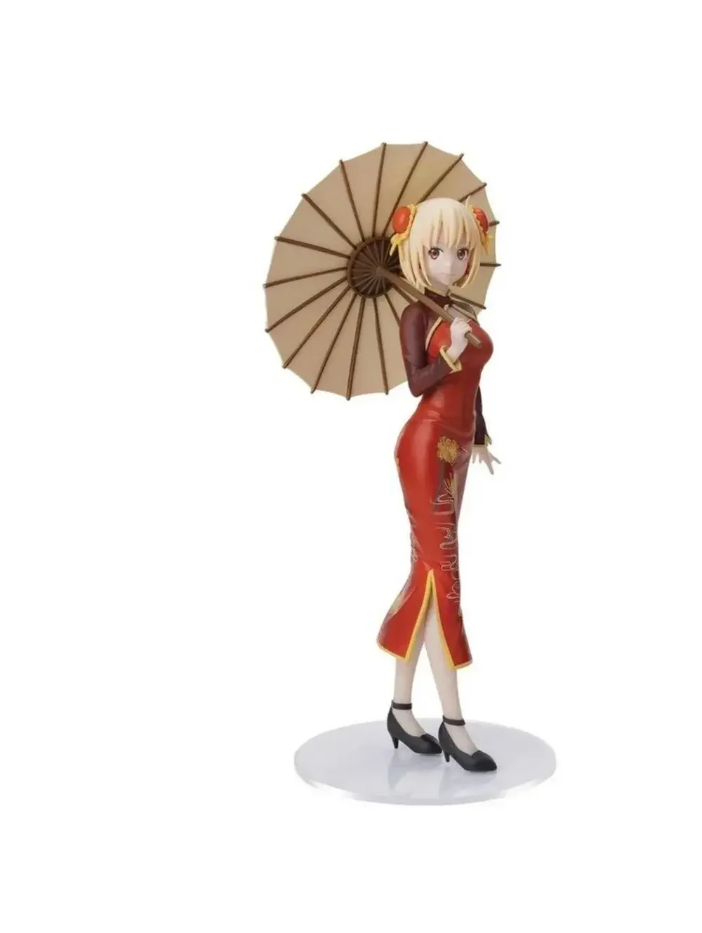 Sega Luminasta Chisato Nishikigi Lycoris Recoil Figure Red Dress New Anime